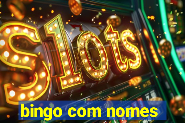 bingo com nomes